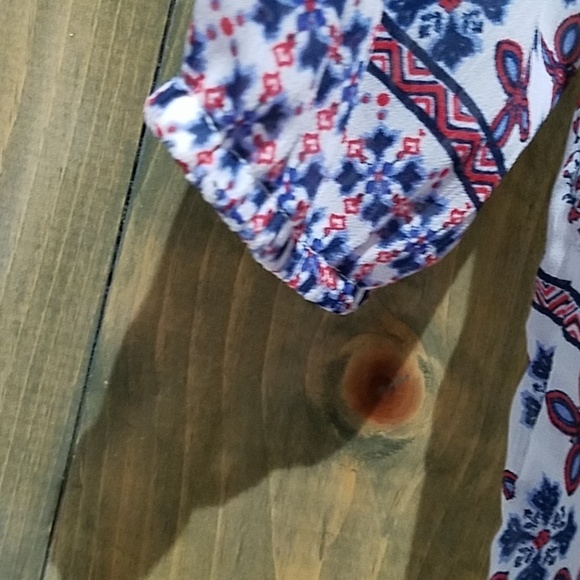 WOMENS LUCKY BRAND BOHO TASSEL TOP FREE SPIRIT FESTIVAL HIPPIE GYPSY - Picture 5 of 7